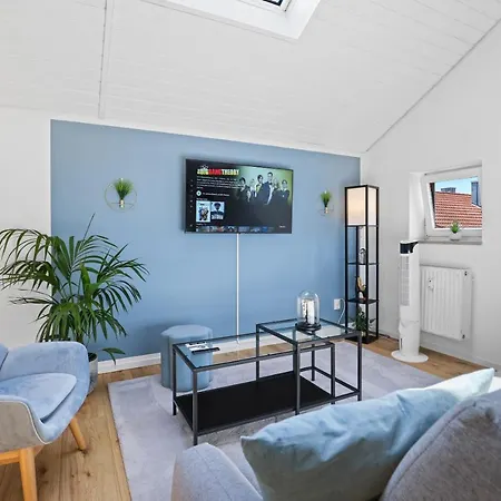 Lejlighed Apart21 - Blue - Maisonette - Netflix - Parking - Near Audi